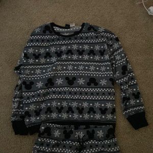 Adult small Disney Mickey soft pajamas set